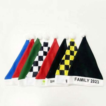 Custom christmas beanie knit santa claus xmas christmas hats with leds lights santa christmas hat for adults