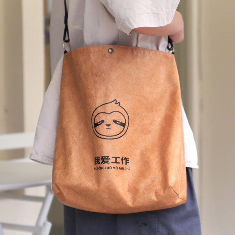 Fashion promotional custom printing waterproof wholesale eco reusable washable tyvek paper tote shopping bag