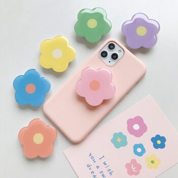 High quality custom anime acrylic phone holders grips cute ins mobile pop phone sockets up grip