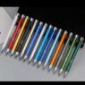 Cheap price low cost most economic aluminium metal ball pens in stock -support custom laser engraved logo print-black ink