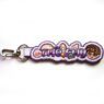 Woven keychain double sides embroidery keychain custom logo merrow embroidered patch key chains