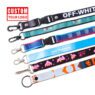 Factory print machine fashion wrist strap double universal crossbody patch phone lanyards