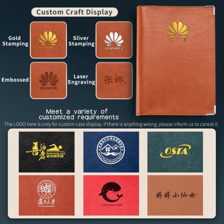 Wholesale a4 multifunction pu leather binder document folder with calculator and handle padfolio portfolio folder