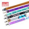 Factory print machine fashion wrist strap double universal crossbody patch phone lanyards