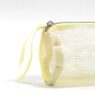 Wholesale zipper mesh pouch cosmetic organizer travel mesh makeup bag for cosmetics pencil case