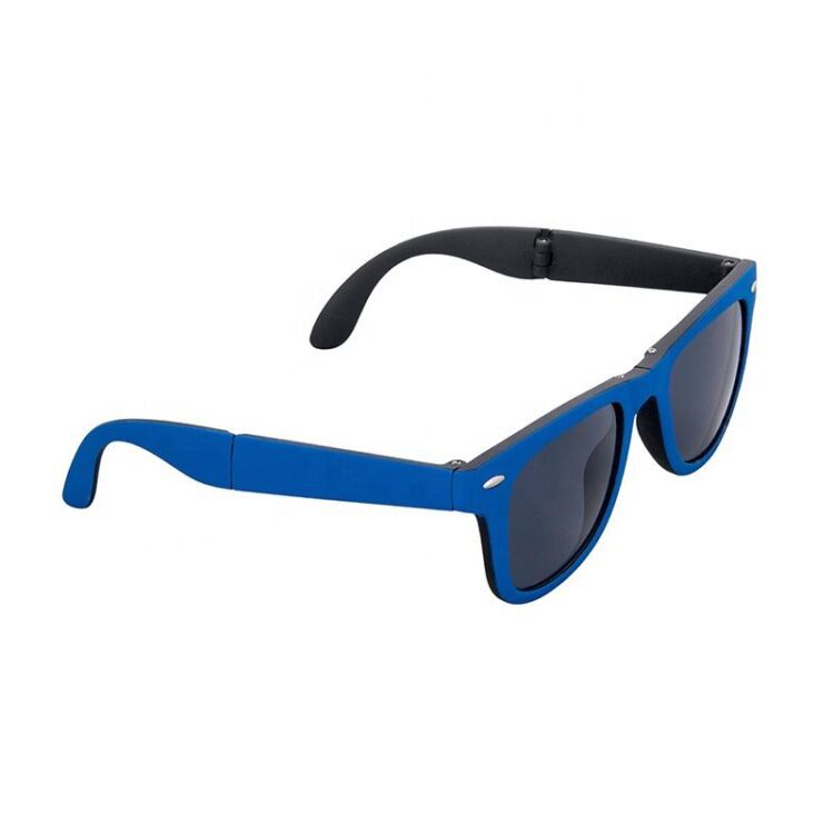 Factory customization brand logo sports events team promotional gifts sport men folding sunglasses