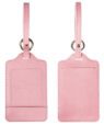 Free sample wholesale price custom leather suitcase bag tags luggage tags airline