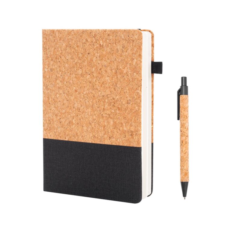 Customizable logo a5 notebook creative pu wheat straw splicing notebook promotional gift business notebook