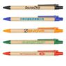 Promotional logo custom recycled kraft paper ball pen eco-friendly ballpoint pen with cheap price