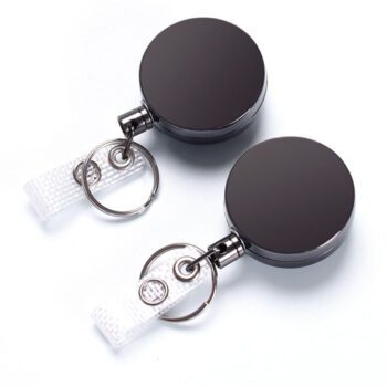 Gadgets electronic innovative wire telescopic buckle retractable badge reel anti lost with key chain
