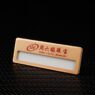 Factory wholesale high quality enterprise name tag blank badge zinc alloy metal id card work badges