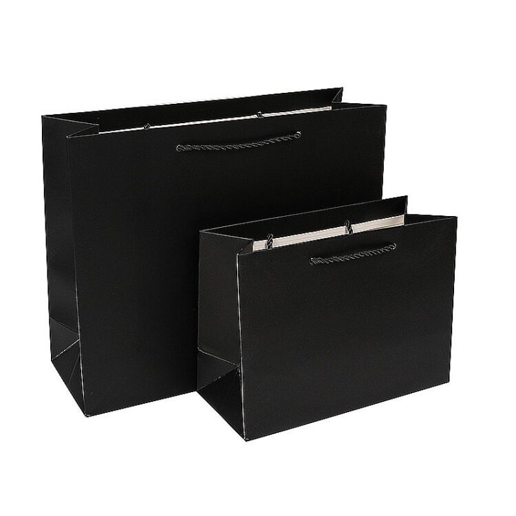 Solid color bag for packaging gift wrapping paper bags can be printed with any pattern or logo cheap paper bag