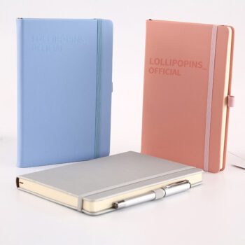 Custom logo hardcover notebook b5 a5 a6 pu laser engraved gift logo unique notebook journal plan book