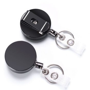 Gadgets electronic innovative wire telescopic buckle retractable badge reel anti lost with key chain