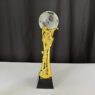 Customized competition sport gold baseball crystal glass trophies golf trophy crystal crystal basketball trophies