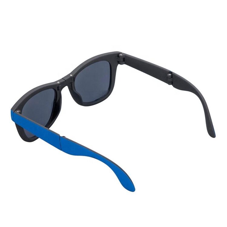 Factory customization brand logo sports events team promotional gifts sport men folding sunglasses