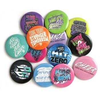 Custom promotional tinplate anime round tin badge pin tin button badges blank metal logo custom badge