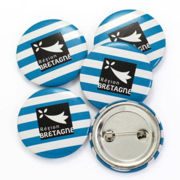 Wholesale logo offset printing blank metal tin tinplate 58mm cheap magnetic pin custom button badge for promotion