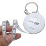 Wholesale mini 1.5m reel soft measure tape gift keychain tape measure key chain with logo custom