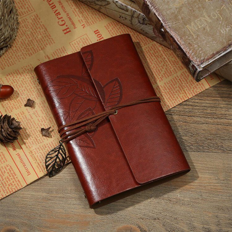 Stationery wholesale retro popular leather multiple colors optional classic notebook suitable for student
