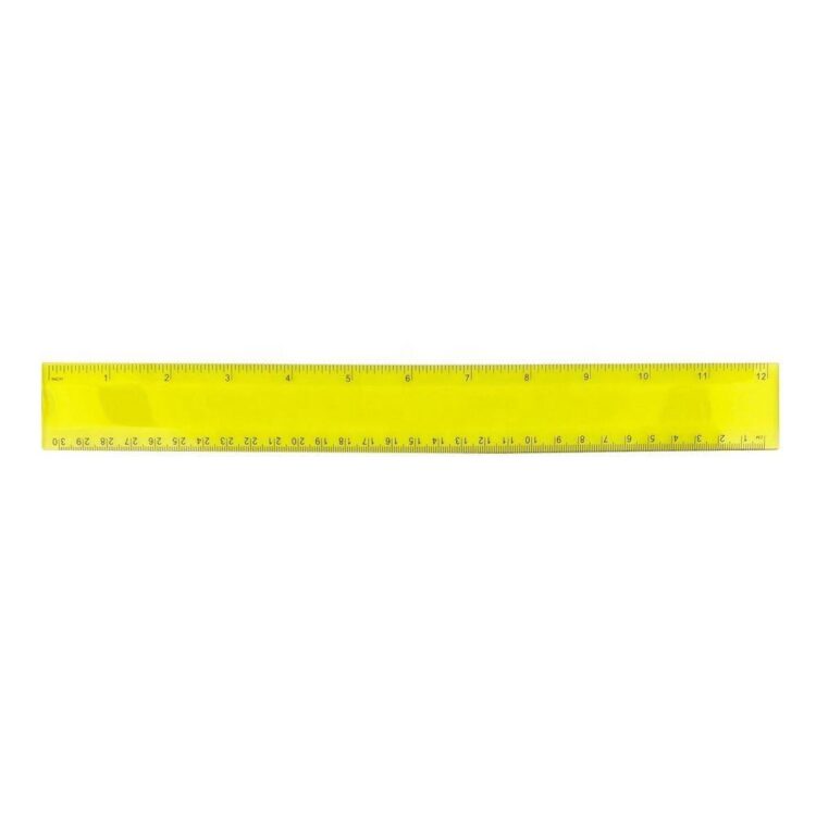 30cm soft pvc plastic ruler with both sides graduations in centimetres and inches promotional gifts pvc soft plastic ruler