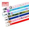 Factory print machine fashion wrist strap double universal crossbody patch phone lanyards