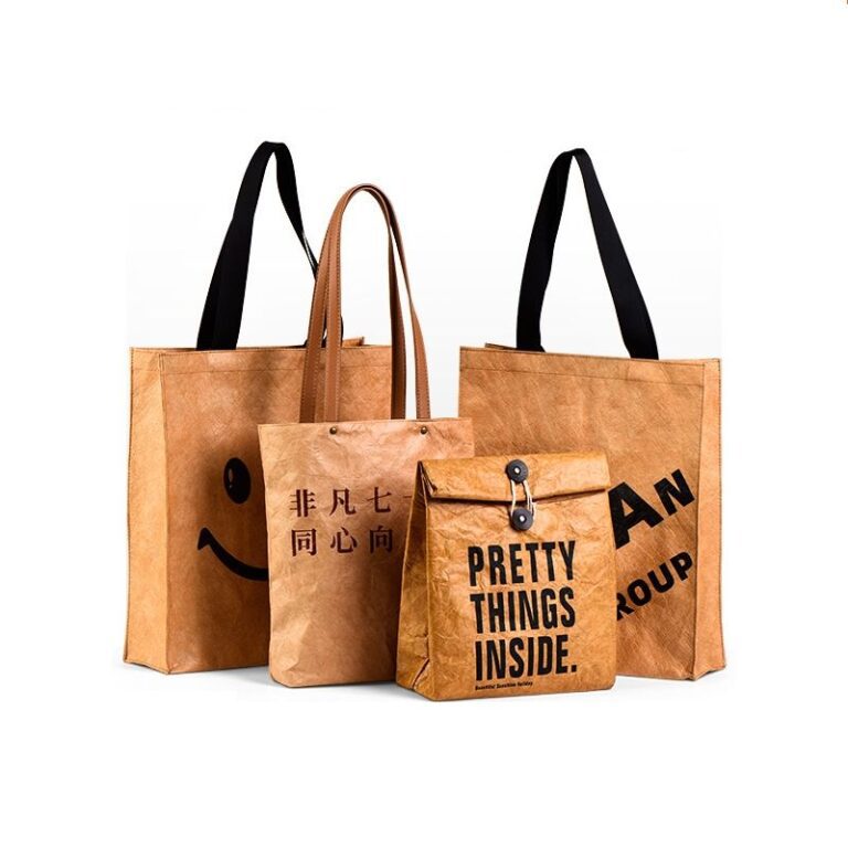 Wholesale untearable washable durable portable reusable custom tyvek paper tote bag dupont tyvek bag coated tyvek bag with logo