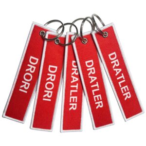 Remove before embroidery keychain aviation key tag flight keychain supply