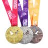 Gold silver copper die stamping medal customization high details zinc alloy metal medals dance gymnastic custom medals sports