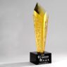 New design trophy and medal manufacturers blank crystal trophy crystal glass awards trophies