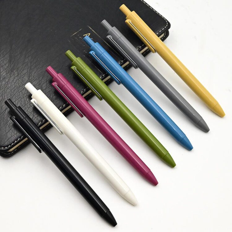 Best quality promotional retractable gel signature ball pen ballpoint pen with gel ink customization print