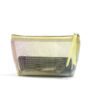 Wholesale zipper mesh pouch cosmetic organizer travel mesh makeup bag for cosmetics pencil case