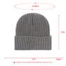 Wholesale thick heavyweight knitted winter hats custom warm blank knit beanie