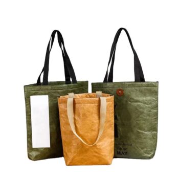 Tyvek paper tote bag custom logo bag waterproof dupont travel paper eco bag