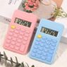 Cute 8 digit mini calculator high-quality abs perfect for school & office custom small stationery set available