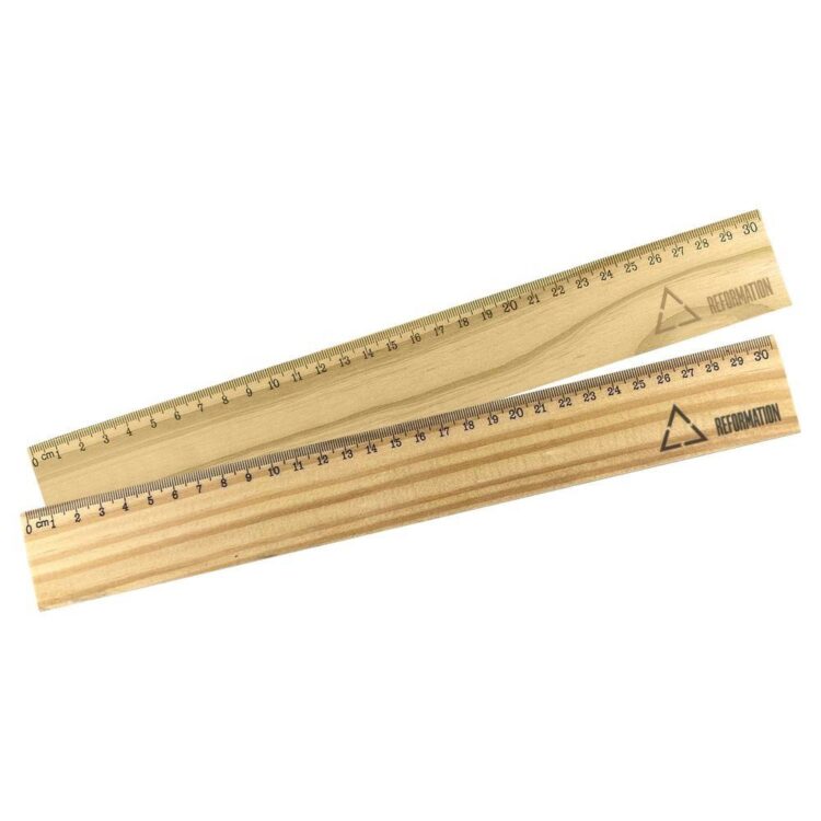 20cm natural beech wood ruler with one side graduation in centimetres promotional gifts wood ruler 20cm in stock