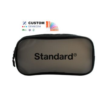 New arrival clear bags stationery lipstick cosmetic brushes bag travel large capacity pvc mesh cute girl makeup bags with zipper