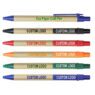 Promotional logo custom recycled kraft paper ball pen eco-friendly ballpoint pen with cheap price