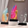 Wholesale k9 blank crystal plaque uv printing awards blank plaque k9 crystal trophy award
