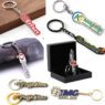 Factory direct custom logo keyring cut off cue soft/hard enamel keychain