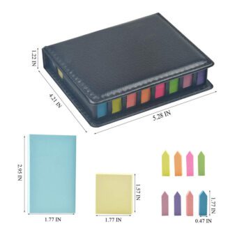 Wholesale custom logo geometric minimalist sticky notes colorful paper korean sticky note set