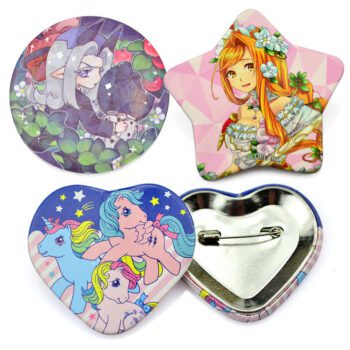 Presse metal badges oem factory promotional gifts custom made printed logo blank round button badge custom tinplate button badge