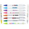 Plastic high quality cheap price uv printing available custom logo ballpoint pen with customized writing ink ball pen