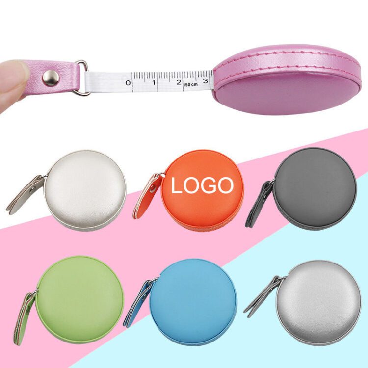 60 inch 1.5 meter retractable leather laser measuring tape mini digital tape measuring customized logo