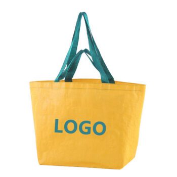 Custom promotional wholesale laminated tote bags with logo from China manufacturer
