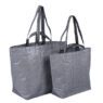 Wholesale eco pp woven huge tote bag rpet coated foldable recyclable shopping woven tote bags with custom printed logo
