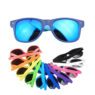 Promotional uv400 polarized men women classic custom two-tone advertising sunglasses with bag