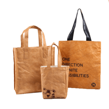 Wholesale untearable washable durable portable reusable custom tyvek paper tote bag dupont tyvek bag coated tyvek bag with logo