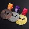 Gold silver copper die stamping medal customization high details zinc alloy metal medals dance gymnastic custom medals sports