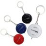 Wholesale mini 1.5m reel soft measure tape gift keychain tape measure key chain with logo custom